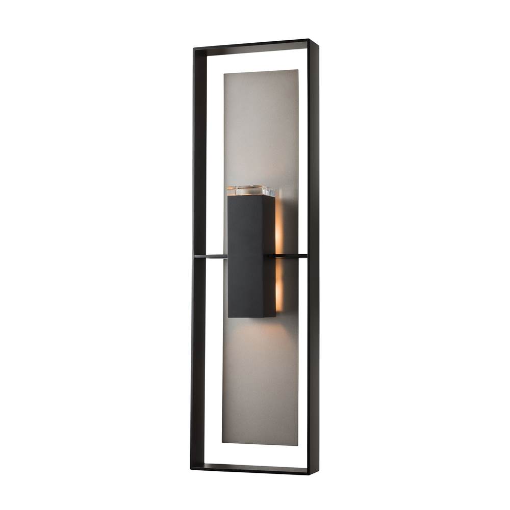Hubbardton Forge Shadow Box Tall Outdoor Sconce, 302607-SKT-78-14-ZM0546