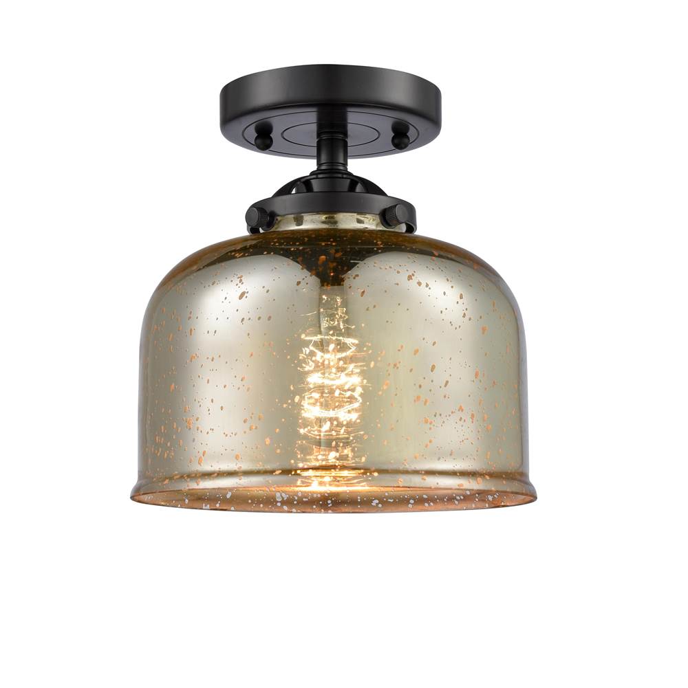 Innovations Large Bell 1 Light Semi-Flush Mount part of the Nouveau Collection